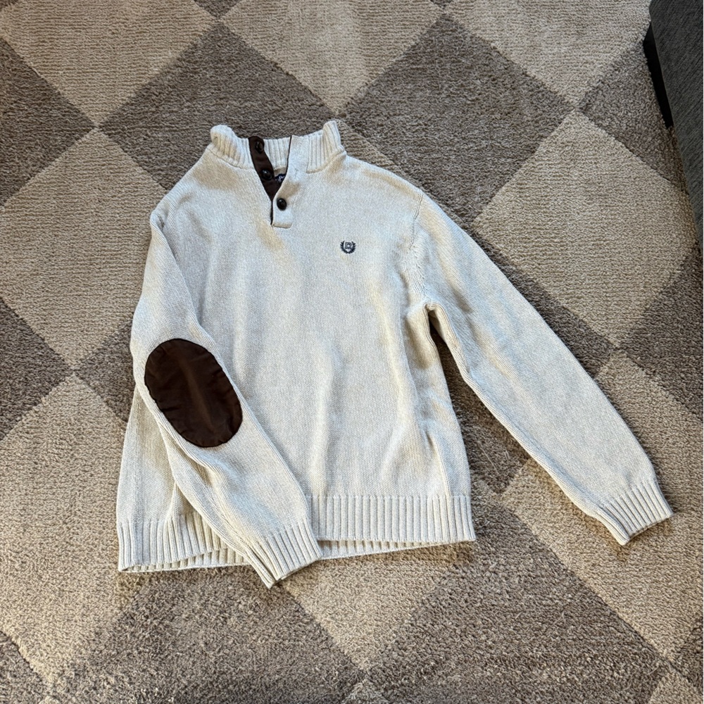 Chaps Knit Collared Sweater - image 1